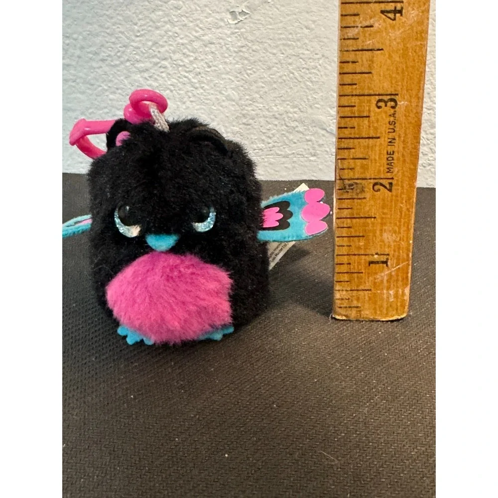 Spin Master Hatchimals Bearakeet Black Fur Mini Stuffed Toy Plush Keychain 2.5